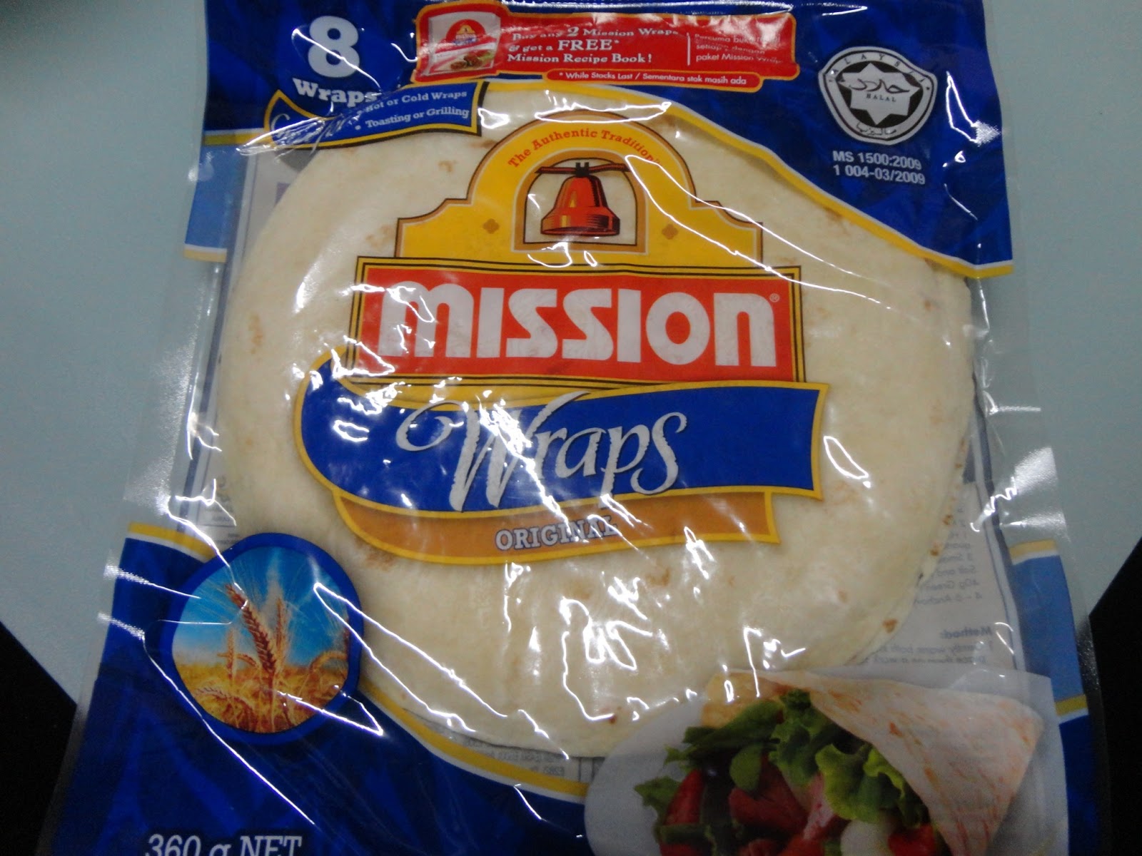 Husna's Life: RESEPI : roti tortilla daging
