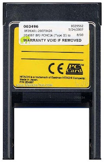 Flash Memory - Reader Type II (Type 2) CompactFlash to PCMCIA