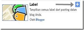 widget label