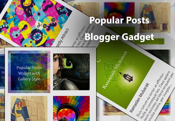 populare posts blogger gadget new style