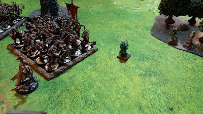 Warhammer The Old World battle report - Wood Elves vs Beastmen - 1300pts