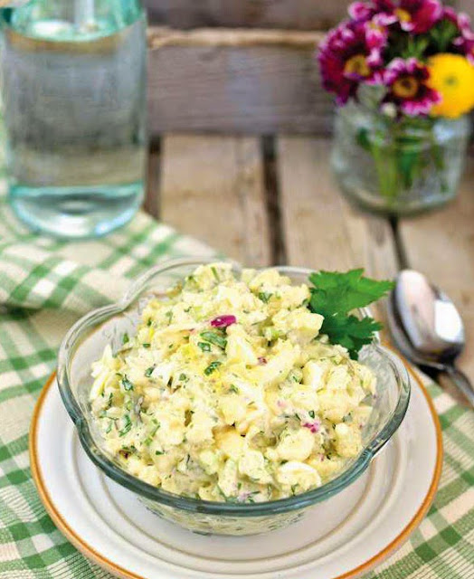 Creamy Cilantro No Potato Salad