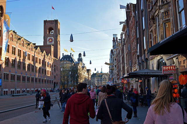 The Butterfly Balcony - Wendy's Week Liverpool to Amsterdam - A stroll along Damrak to Dam Square