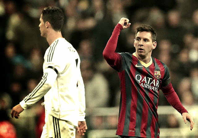 Lionel Messi overshadowed Ronaldo at the Bernebeu