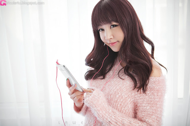 1 Hong Ji Yeon in Pink-Very cute asian girl - girlcute4u.blogspot.com