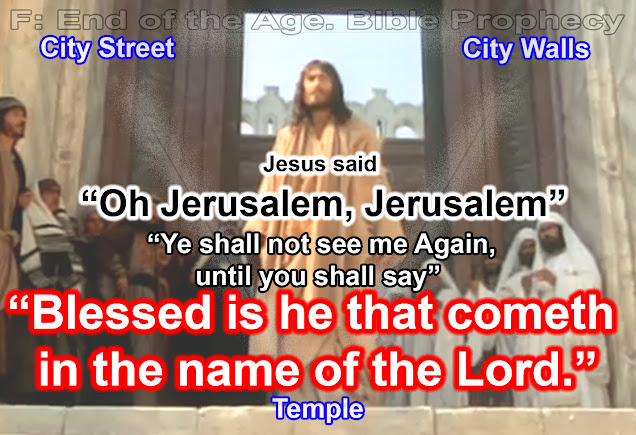 Jesus prophecy israel "you shall not see me again until you shall say blessed is he who comes in the name of the lord. Justin roberts end of the age bible prophecy