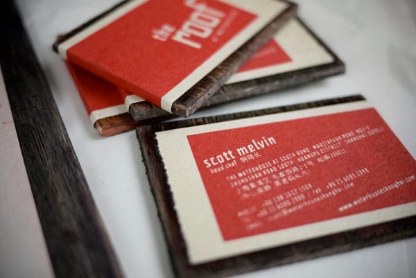 25 Astonishing Wood Business Cards from Most Talented ...