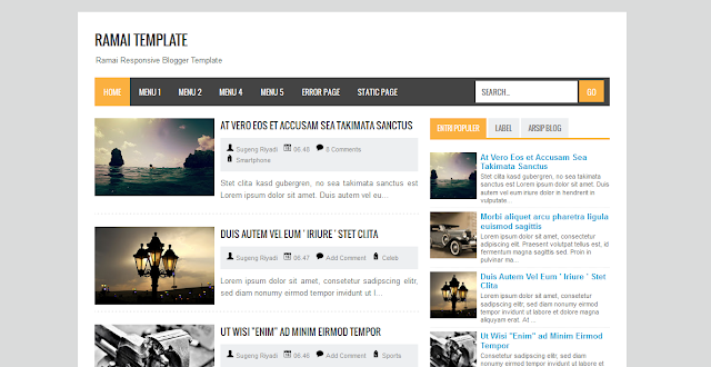 Download Template Blogger Gratis Super Ringan