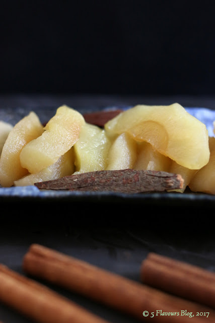 Baked Apple Wedges, Low Front View