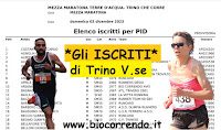 Iscritti, Trino, gare, podismo, Catherine Bertone, Ayyoub El Bir, Mezza Maratona