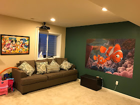 Projector, Basement play area