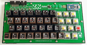 Final prototype ZX-Key ZX81 Keyboard
