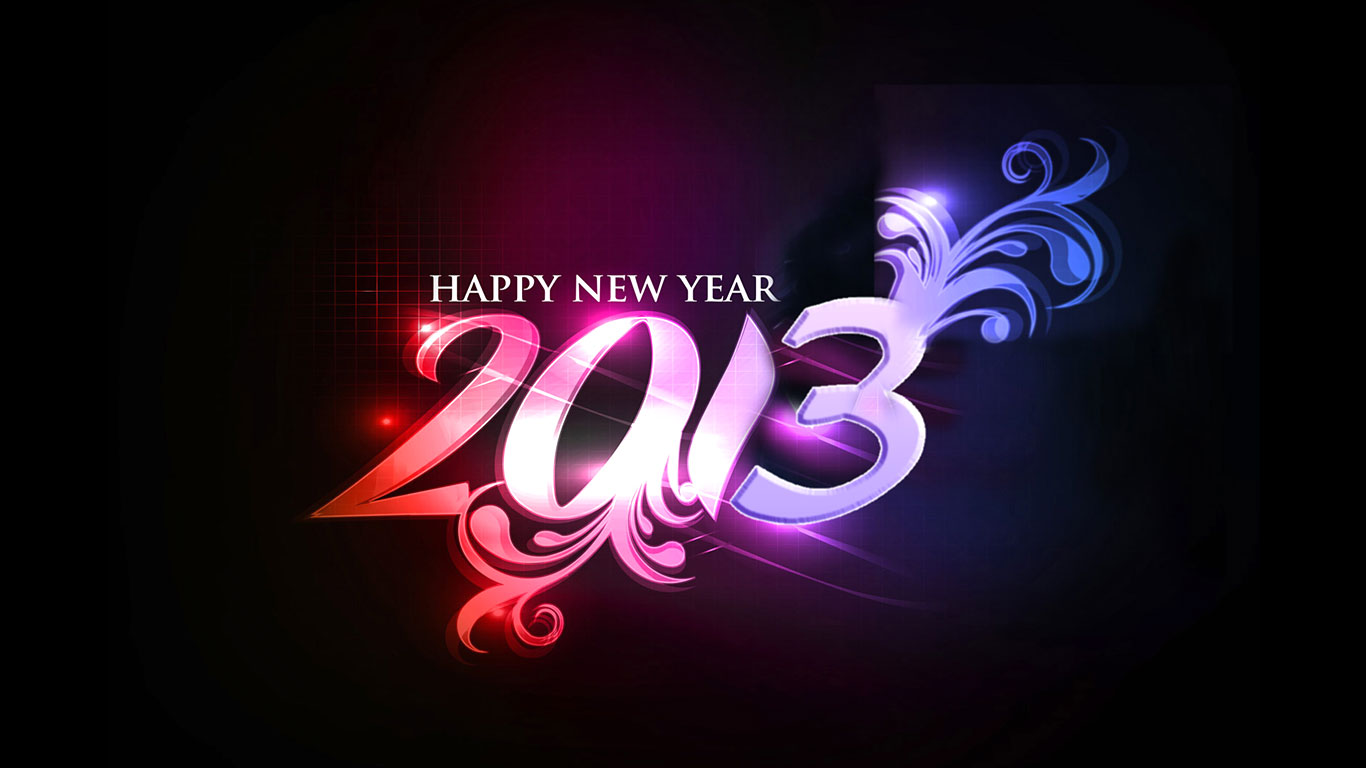 HAPPY NEW YEAR 2013 HD WALLPAPER 3D ~ Hindi Comments Wallpaper♦Hindi ...