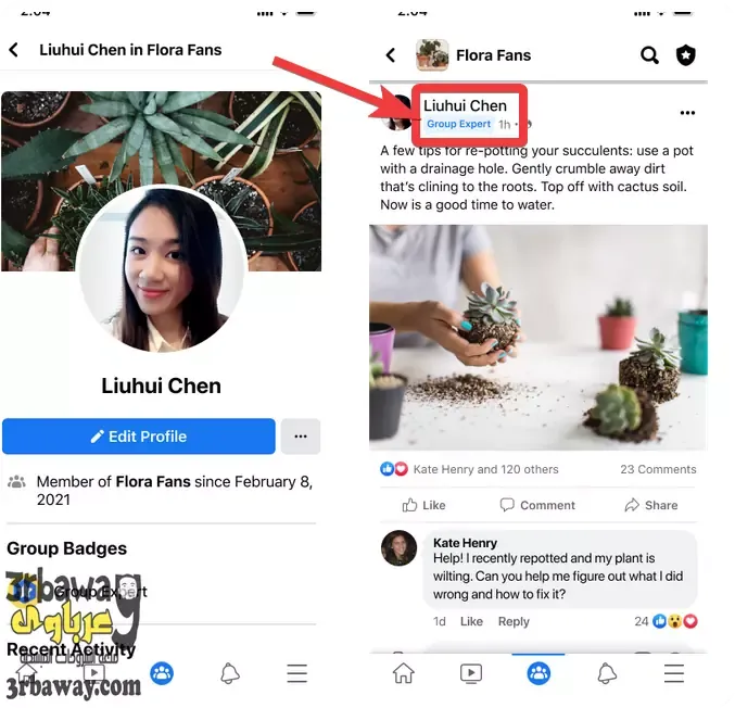 ميزة جديدة علي فيسبوك خبير المجموعة