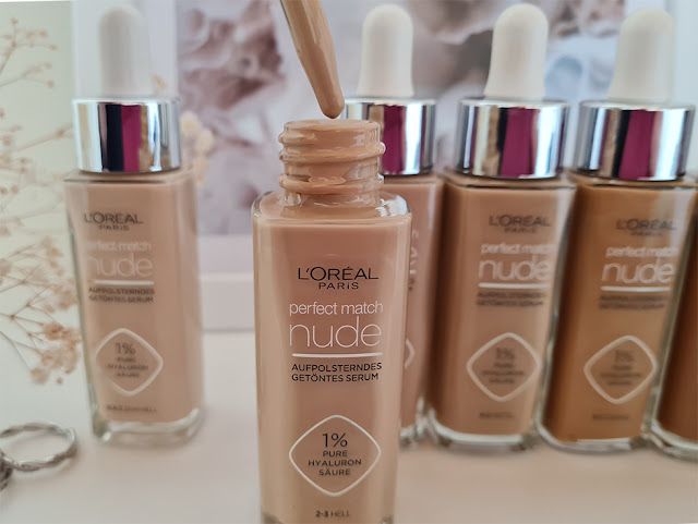 Loreal - Perfect Match Getöntes Serum Foundation mit Farbeindrücken