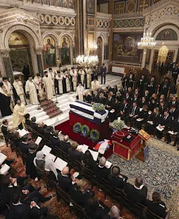 funeral of King Constantine II of Greece