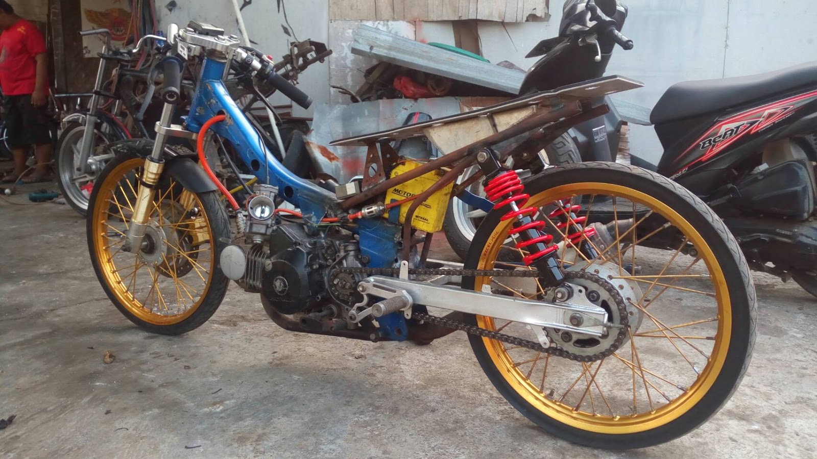 83 Gambar Motor Drag Lagi Jemping Terbaru Ranting Modifikasi