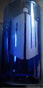 I made a tardis glass, and one of the DW in tardis shape