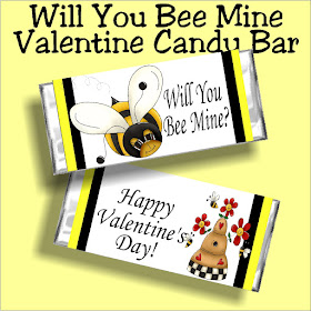 Will you bee mine? This printable candy bar wrapper is the perfect way to ask someone special to be your Valentine with a candy bar and card in one. Print yours out today and bee someone's sweetie tonight.
