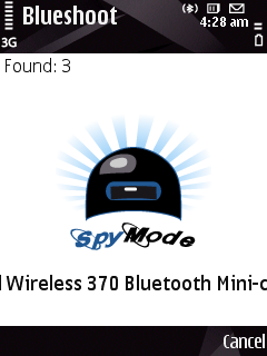 Envoyer des messages via Bluetooth avec « Blueshoot »