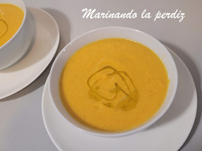 Crema de nabo y calabaza