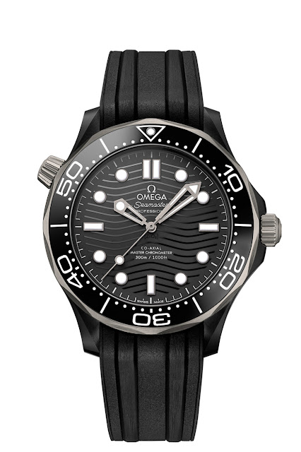 2019 Latest Update OMEGA Seamaster Diver 300M Wave-Design Dial Ceramic Titanium Replica Watches Guide