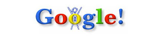 The first google doodle