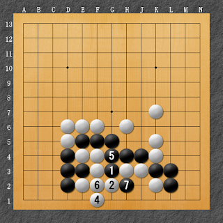 棋譜解説図（数字、記号入り）