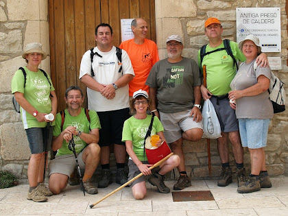 Caminada popular de Calders 2011 en la que ens ha acompanyat el Víctor de l'Hospitalet