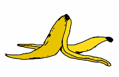 banana clipart white and black 