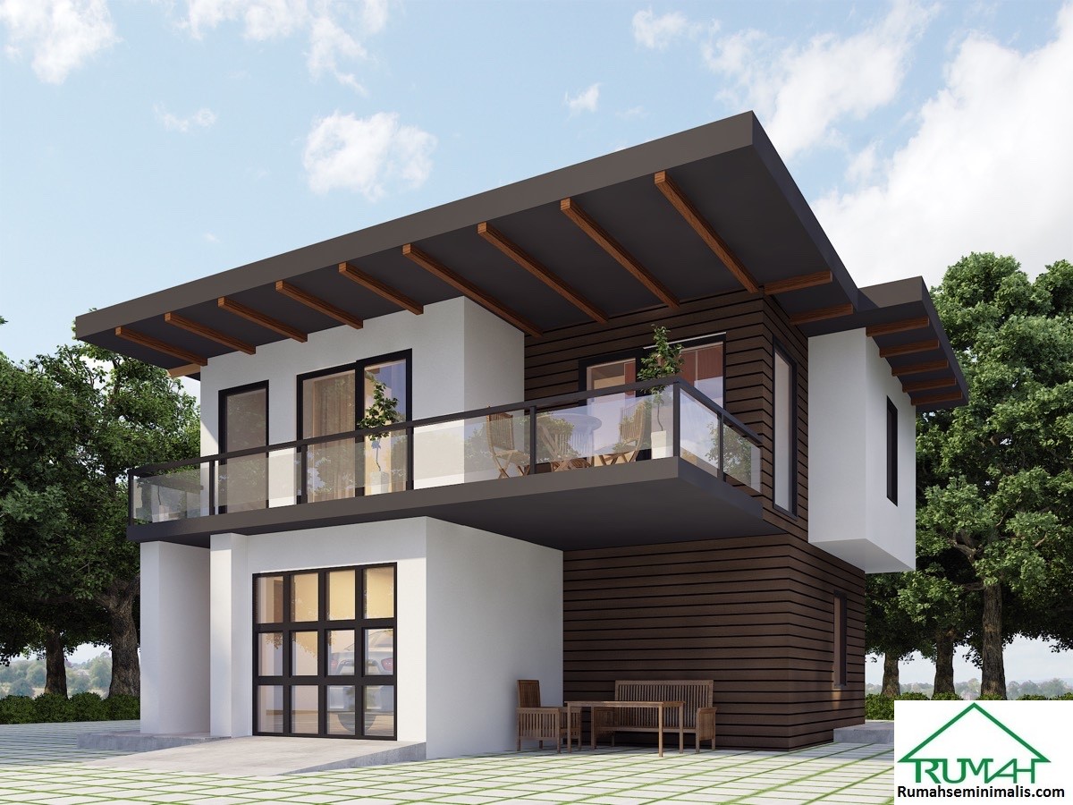 Denah Model Desain Gambar Rumah  Minimalis  Idaman  Modern 