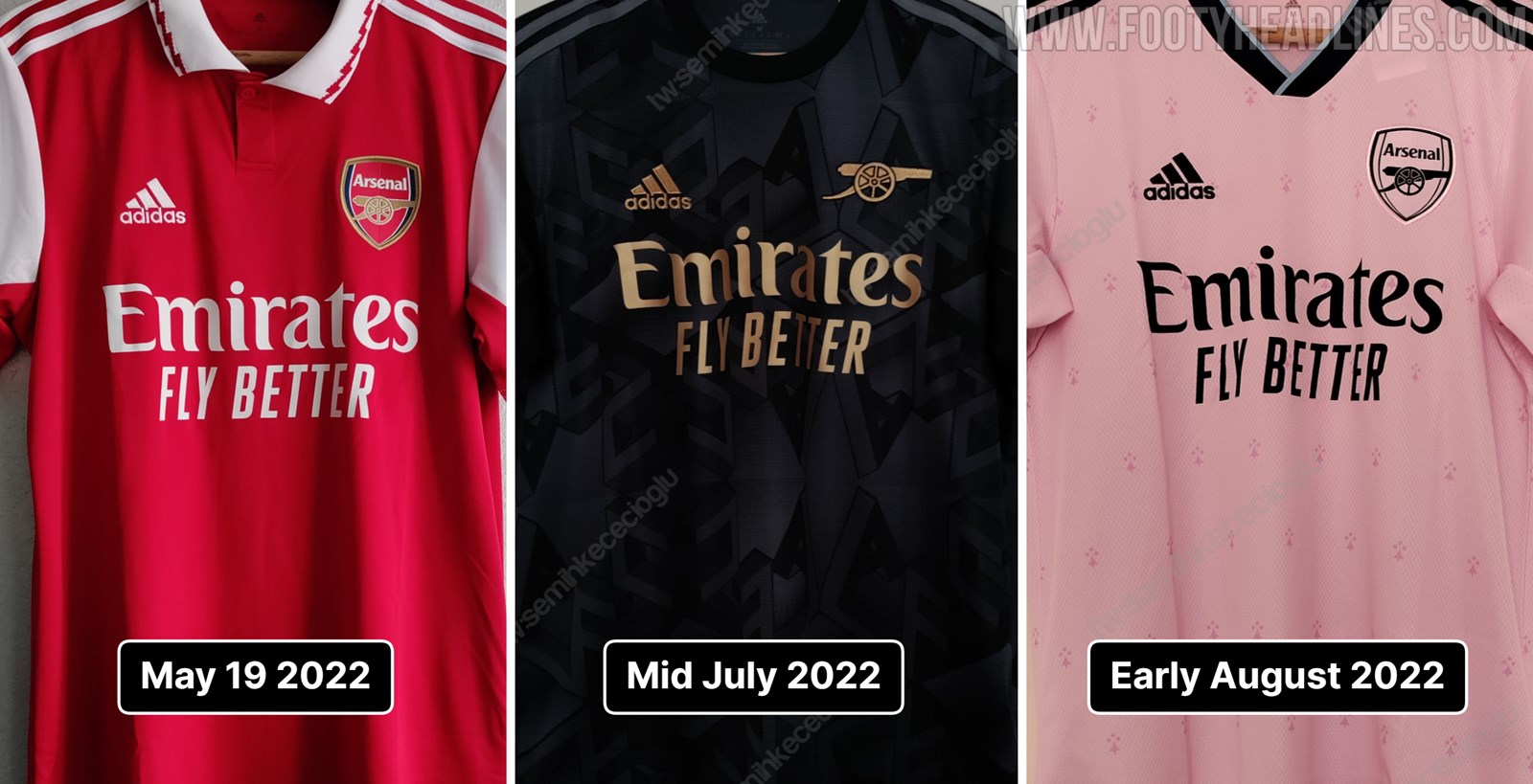 arsenal new kit 2022 23