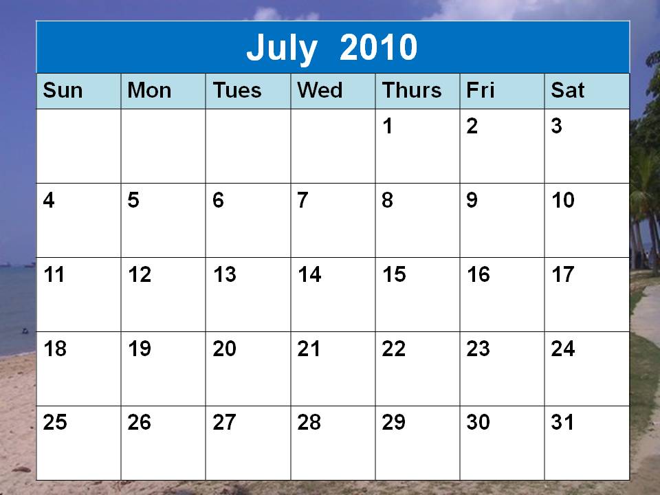 blank calendar. july 2011 lank calendar.