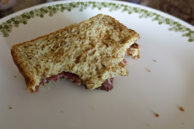 chocolate & salami sandwich