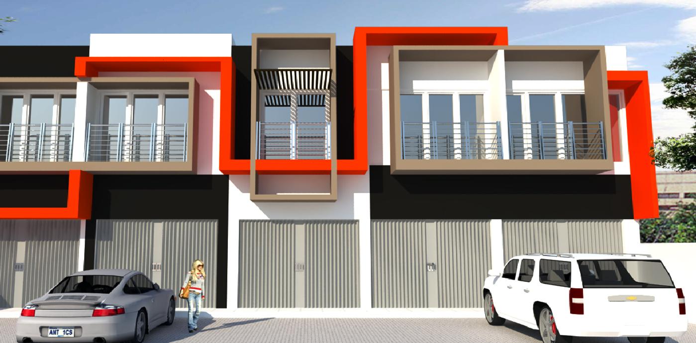 109 Gambar  Rumah  Ruko  2 Lantai Minimalis  Gambar  Desain 