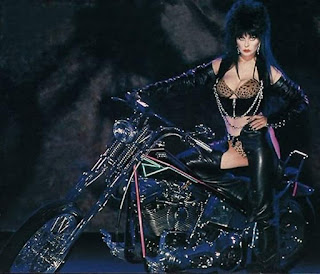 Elvira the biker babe