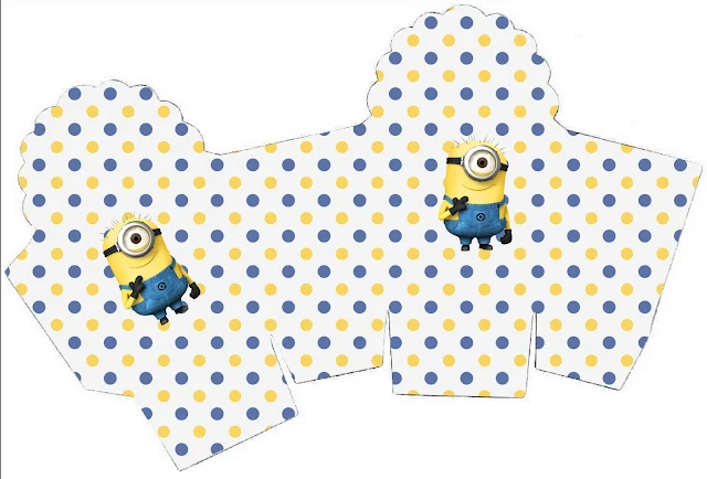 Minions: cajas para imprimir gratis. 