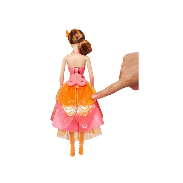 Poupée Barbie et la Porte Secrète : Nori la fée modèle 2en1, en humaine.