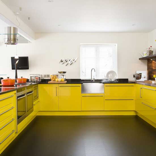  Yellow Kitchen Design Interior Exterior Home Designs 