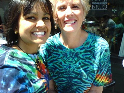 We got tie dye shirts. :)