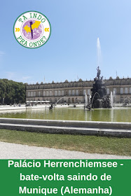 Palácio de Herrenchiemsee - palácio inacabado do rei Ludwig II no meio do lago Chiemsee no sul da Alemanha