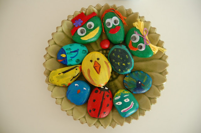 rock painting for kids