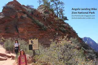 Angels Landing Hike - Zion National Park - Warning Sign