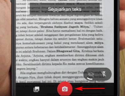 Cara menyalin tulisan di kertas ke smartphone android