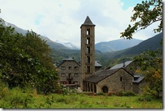 L'église d' Erill la Vall : retour pour déjeuner