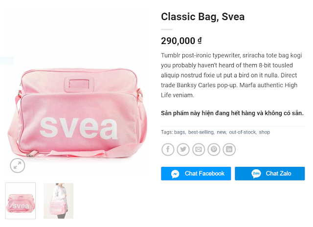 Mẫu bán hàng cao cấp Flatsome Theme Blogger