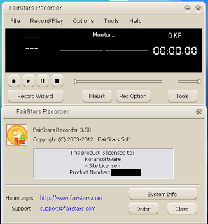 fairstars recorder dengan fitur rekaman profesional