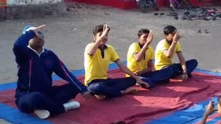 स्वामी विवेकानंद जयंती व राष्ट्रीय युवा दिवस के अवसर पर सूर्य नमस्कार का हुआ आयोजन