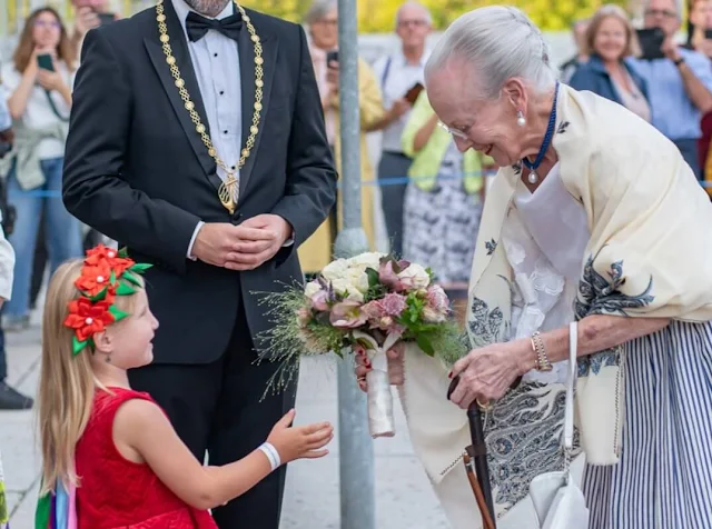 Queen Margrethe of Denmark attended the opening gala of 2023 Aarhus Festival