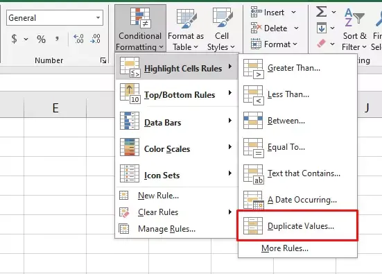 Highlight any duplicate entries
